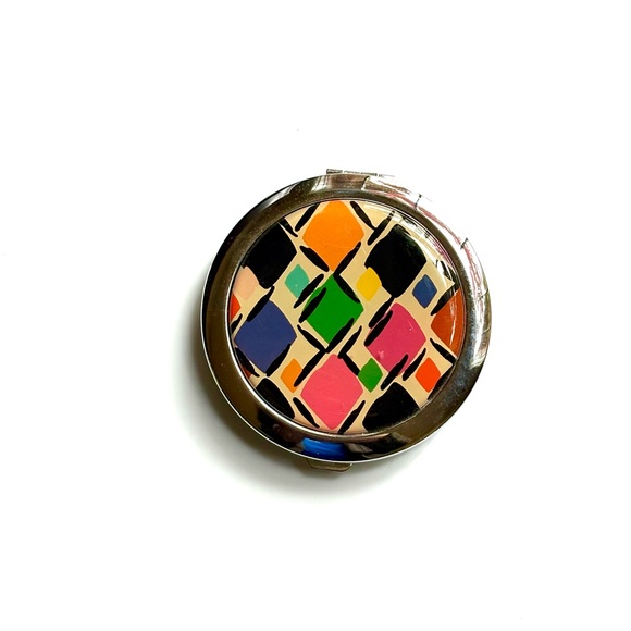 80’s Style Compact Mirror - Picture 1 of 3